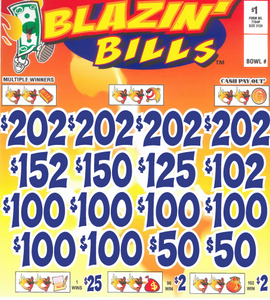 Blazin' Bills 7704P  78.78% Payout