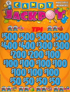 Candy Jackpot  7717L   75% Payout