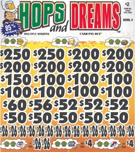 Hops and Dreams  7835S 85% Payout