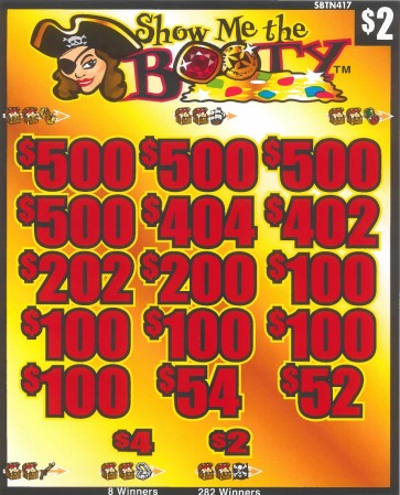 Show Me The Booty  SBTN417    74.7% Payout