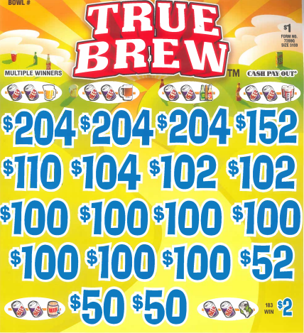 True Brew   7289Q   75.97% Payout