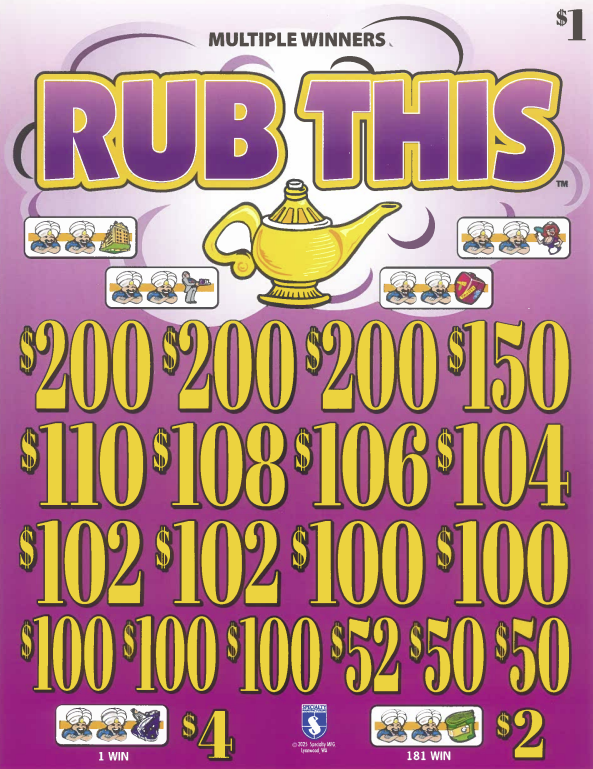 Rub This   7791R   75.95% Payout