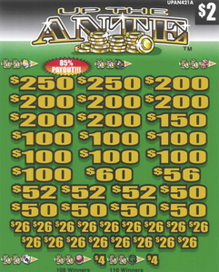 Up The Ante   UPAN421A  85% Payout