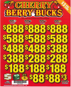 Cherry Berry Bucks   2187DA 77.35%  Payout with $888 tops