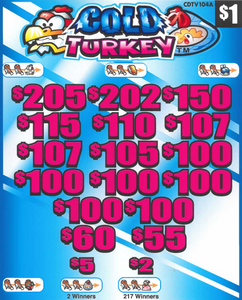 Cold Turkey  CDTV104A    71% payout