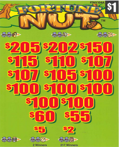 Fortune Nut FTNV104A    71% payout