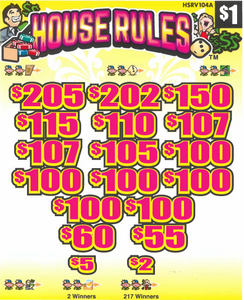 House Rules  HSRV104A    71% payout
