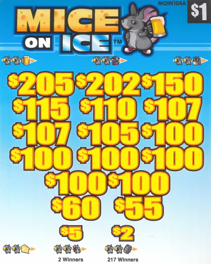 Mice On Ice  MOIN104A    71% payout