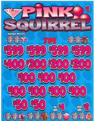 Pink Squirrel      6161R   75% Payout